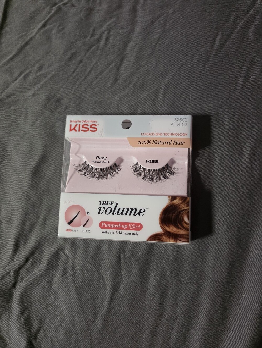 Kiss True Volume Ritzy False Lashes in Natural Black